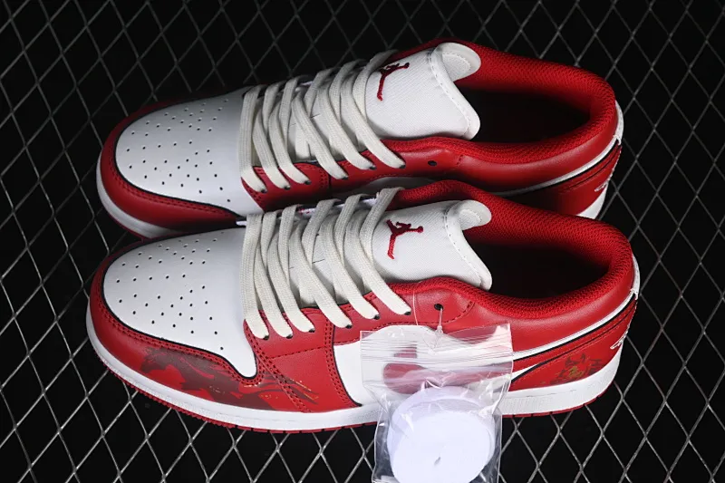 All categories Air Jordan Jordan series basketball shoes Air Jordan 1 Low Air Jordan 1 Low AJ1 Joe 1 Year of the Horse limited edition low-bang cultural casual sneakers 553558-166